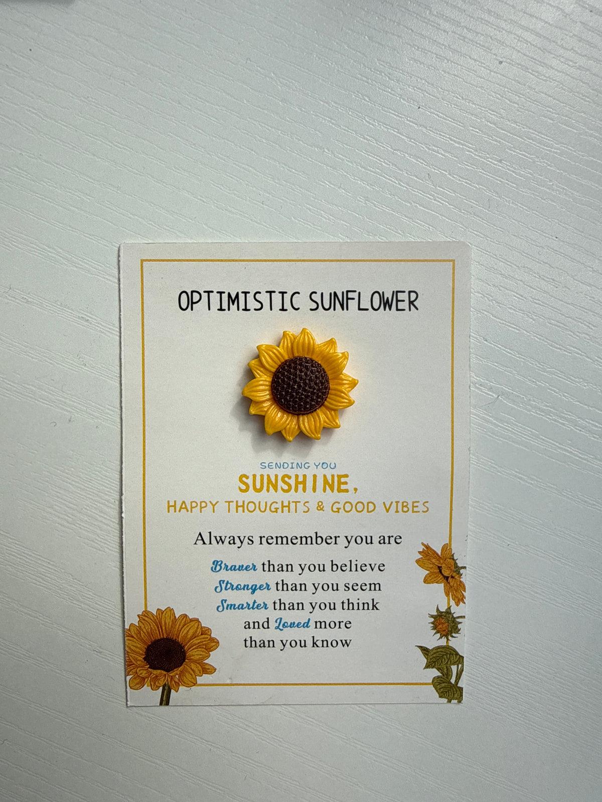 You've got this Sunflower Keepsake - Pockets of Bliss